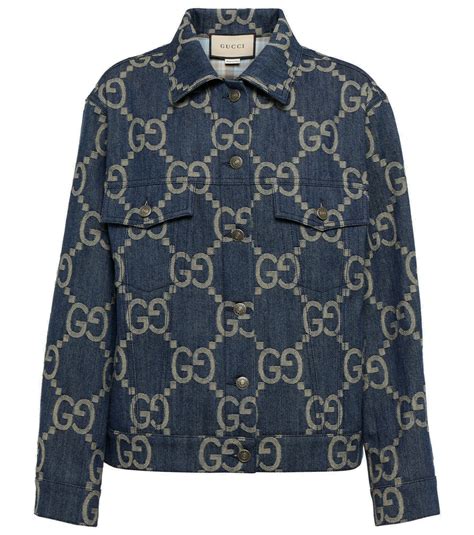 gucci denim jacket sale|Gucci denim jacket women.